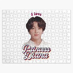 Princess Diana Kpop Retro Meme Jigsaw Puzzle