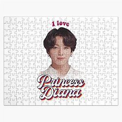 Princess Diana Jungkook Kpop Meme Jigsaw Puzzle