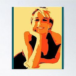 Princess Diana Pop Art Poster