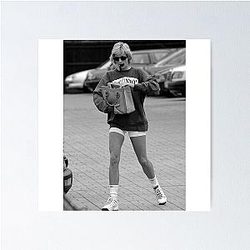 Princess Diana Street Style Poster