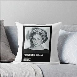 Princess Diana Throw Pillow