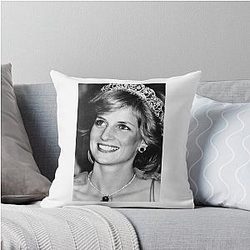 Princess Diana Strong Women Throw Pillow