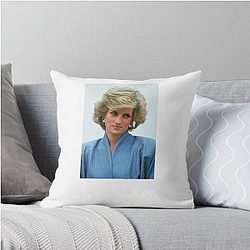 Princess Diana Fan Art and Merchandise Throw Pillow