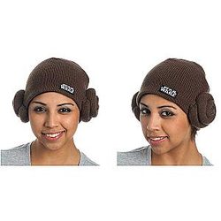 Star Wars Princess Leia Adult Costume Knit Hat