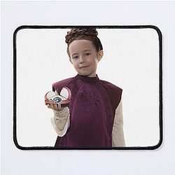 Young Princess Leia with Obi Wan Mouse Pad