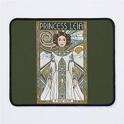 Princess Leia Classic Star Wars Character Illustration Mouse Pad