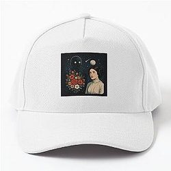 Robot Offers Flowers to Princess Leia Baseball Cap
