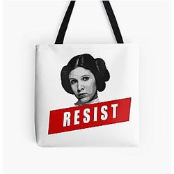 Resist like Princess Leia All Over Print Tote Bag