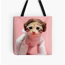 Princess Leia Kitty All Overprint Tote Bag
