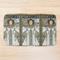 Princess Leia Classic Poster Iconic Star Wars Character Bath Mat
