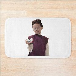 Young Princess Leia with Obi-Wan Kanobi Bath Mat