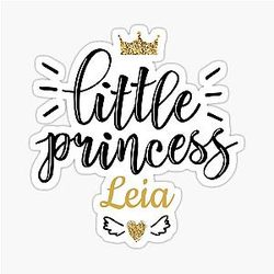 Little Princess Leia Sticker