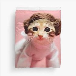Princess Kitty Duvet Cover