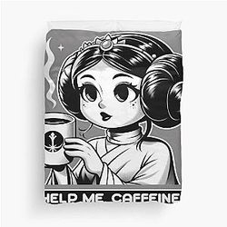 Funny Princess Leia Duvet Cover