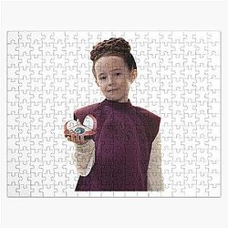 Young Princess Leia with Obi Wan Kenobi Jigsaw Puzzle