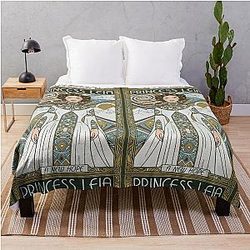 Princess Leia Classic Iconic Star Wars Character Throw Blanket