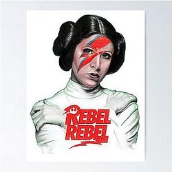Rebel Princess Leia Poster