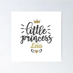 Little Princess Leia Poster