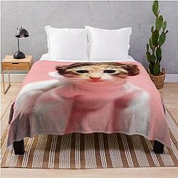 Princess Kitty Throw Blanket