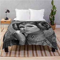 Princess Leia Classic Poster - Iconic Star Wars Character Throw Blanket