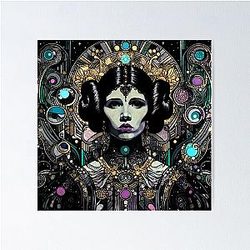 Princess Leia Rebel Star Wars Inspired Artwork Poster