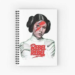 Rebel Princess Leia Spiral Notebook