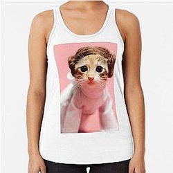 Princess Leia Kitty Racerback Tank