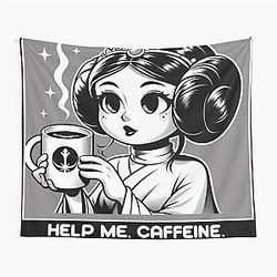 Funny Princess Leia Organa Tapestry