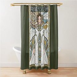 Princess Leia Classic Poster - Iconic Star Wars Character Shower Curtain