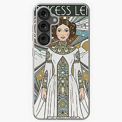 Princess Leia Classic Poster Iconic Star Wars Character Illustration Samsung Galaxy Soft Case