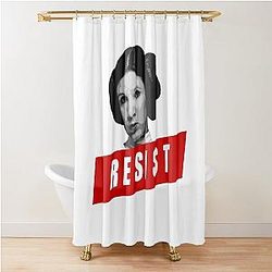 RESIST like Princess Leia Shower Curtain