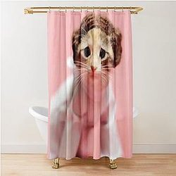 Princess Kitty Shower Curtain