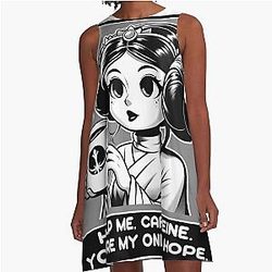 Funny Princess Leia Organa A-Line Dress