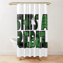 She's a Rebel Princess Leia Shower Curtain