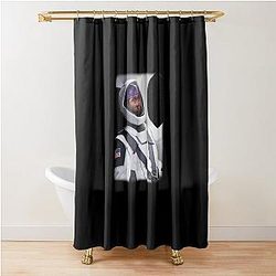 Prison Mike in SpaceX Spacesuit Shower Curtain
