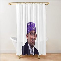 Michael Scott Prison Mike Shower Curtain