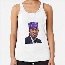 Prison Mike The Office Racerback Tank Top