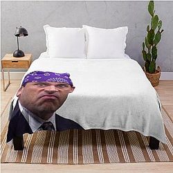 Michael Scott Prison Mike Throw Blanket