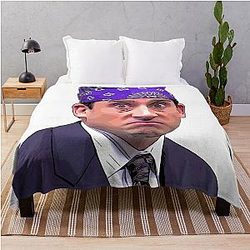 Prison Mike The Office Throw Blanket