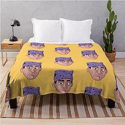 Michael Scott Prison Mike (The Office) Throw Blanket