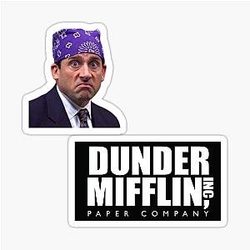 The Office Logo Prison Mike Sticker