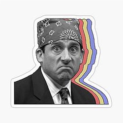 Mike Layered Sticker