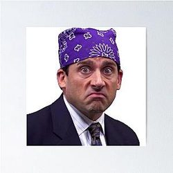 Michael Scott Prison Mike Poster