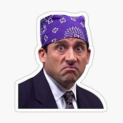 Michael Scott Prison Mike Funny Sticker