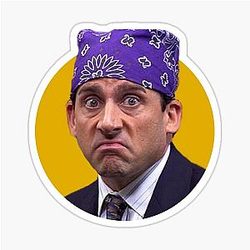 Prison Mike Michael Scott from The Office Sticker