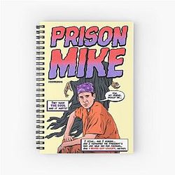 Prison Mike and Soul Eater Spiral Notebook