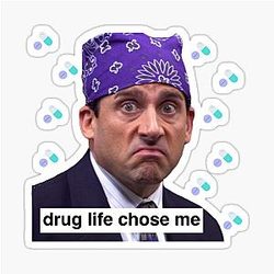 Prison Mike Medication Sticker