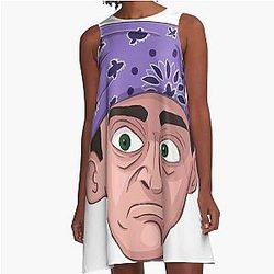 Michael Scott Prison Mike A-Line Dress 
(The Office)