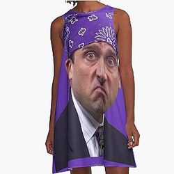Prison Mike The Office A Line Dress
