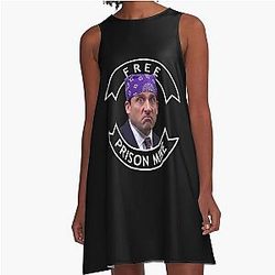 Free Prison Mike A-Line Dress Sweetheart Neck 